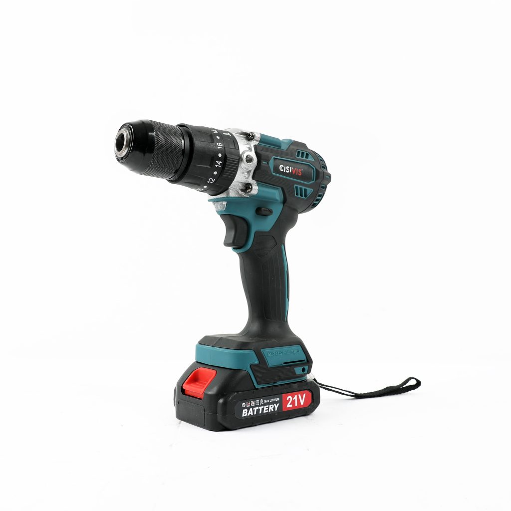 0-2000rpm-3500rpm Cordless Brushless Impact Drill 128Nm