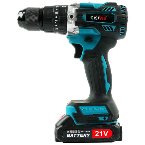 0-2000rpm-3500rpm Cordless Brushless Impact Drill 128Nm