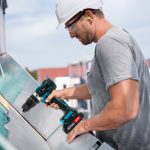 0-2000rpm-3500rpm Cordless Brushless Impact Drill 128Nm