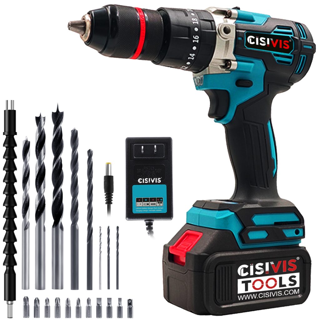120Nm Lithium-Ion Cordless Impact Drill Kit