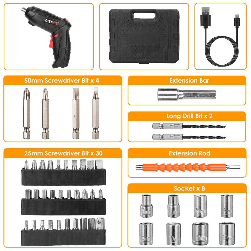 1300mAh 3.6V Cordless screwdriver Kit