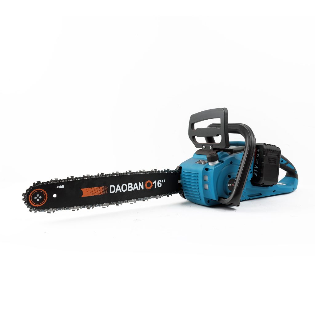 16 - Inch Battery - Powered Chainsaw - Angled View
