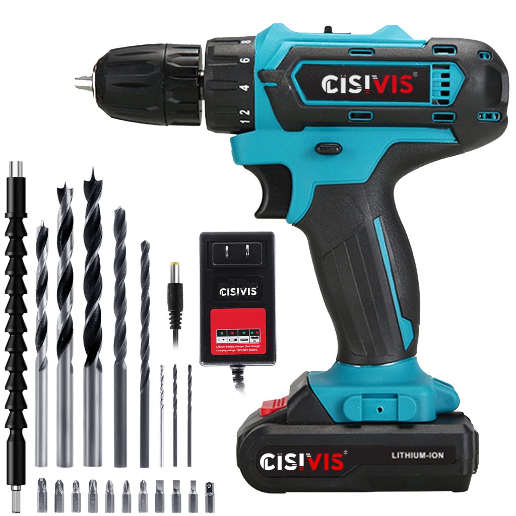21V Brushed Cordless Impact Drill 30Nm