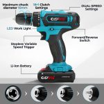 21V Brushed Cordless Impact Drill 30Nm
