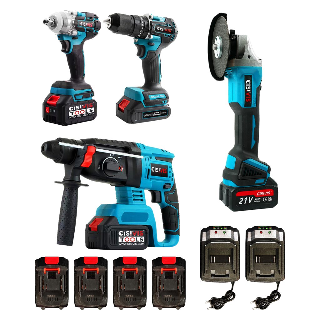 21v SuperMaster Power Tool Set Combo