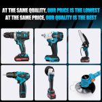 350N Brushless 21V Cordless Impact Driver Kit