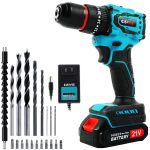 40Nm 10mm Lithium-Ion Cordless Impact Drill Kit