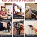 80W 3Nm Cordless screwdriver Kit