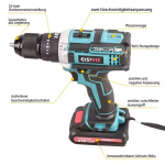 Brushed Cordless Drill 25Nm 10mm