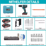 Brushed Cordless Drill 25Nm 10mm