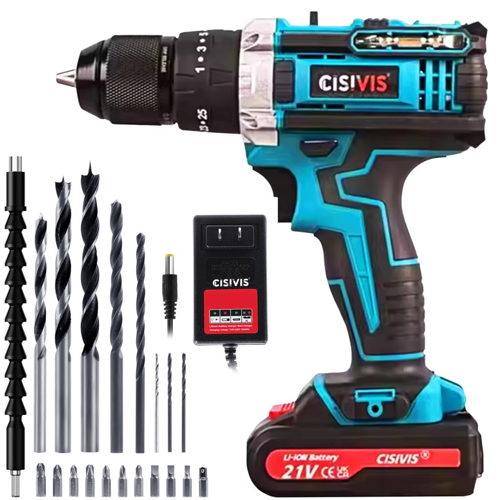 Brushed Cordless Impact Drill 25Nm Kit
