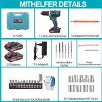 Brushed Cordless Impact Drill 25Nm Kit
