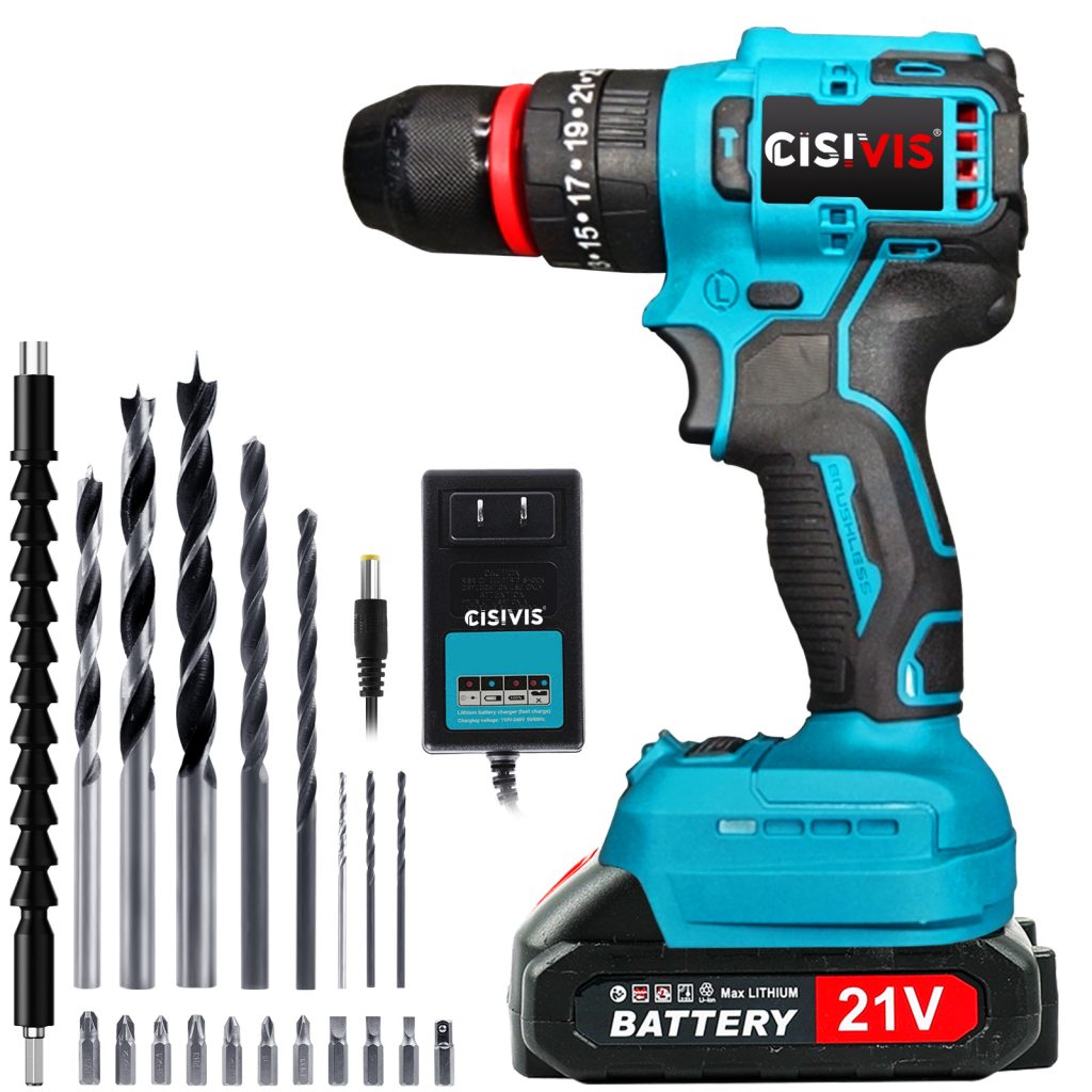 Brushless Cordless Drill 21V 65Nm