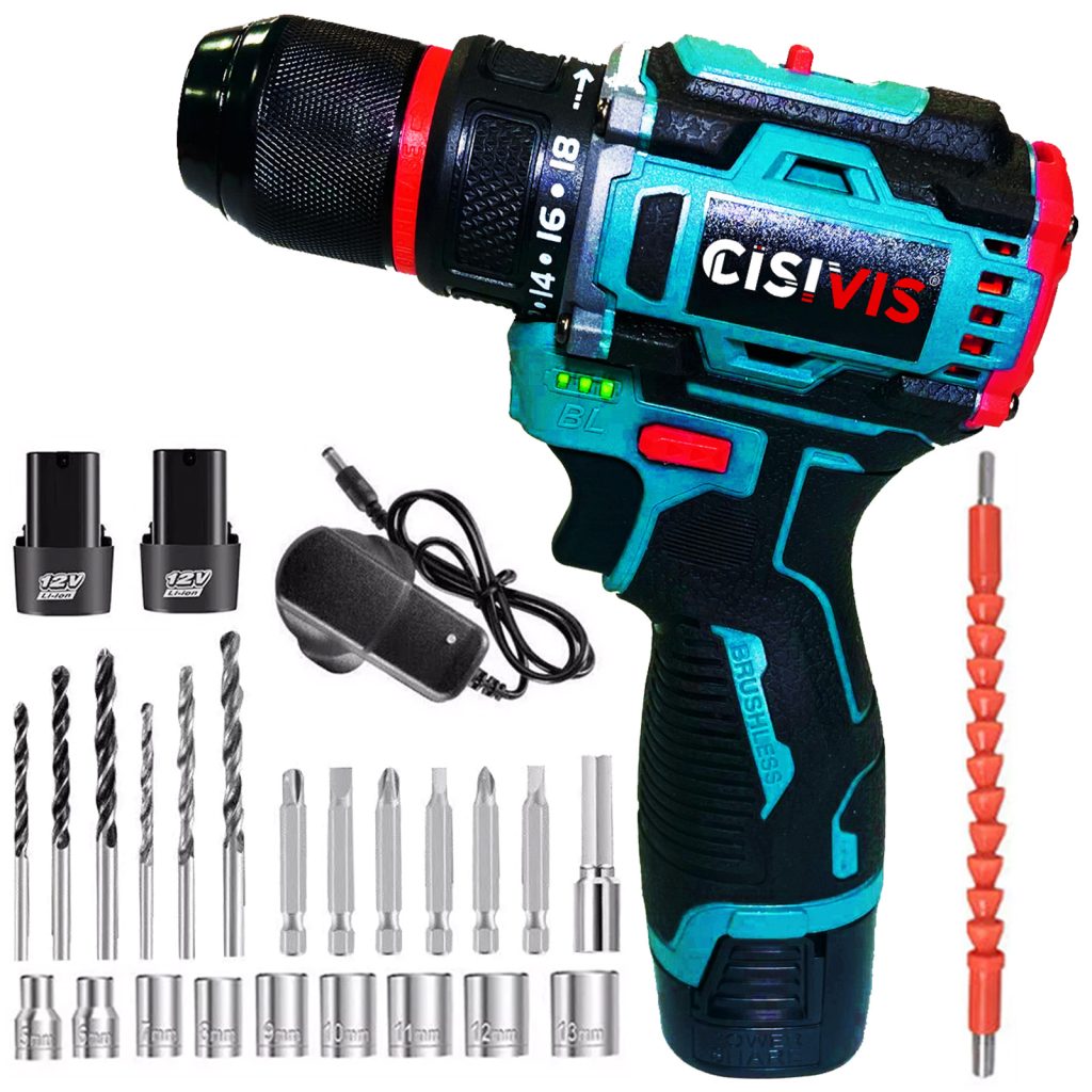 Brushless NIF Cordless Drill 16.8V 45Nm