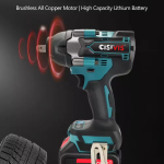CISIVIS 700Nm 21V Brushless Cordless Impact Wrench Kit