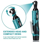 CISIVIS Cordless Ratchet Wrench 12V 3/8 Drive