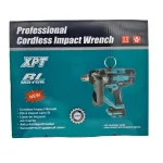 Cordless Impact Wrench 21V 3000N·m Brushless Motor with Dual Battery Pack