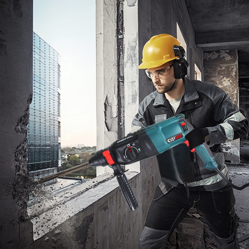 0-1150r/min 850w Electric Rotary Hammer