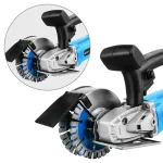 125mm Dual Blade Electric Concrete Cutter – Wall Groove Cutting Machine