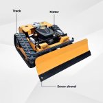 196cc Remote-Controlled Gasoline Snow Blower
