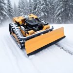 196cc Remote-Controlled Gasoline Snow Blower
