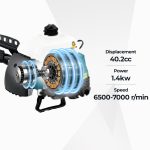 40.2cc 1.4kw 2-Stroke Gasoline Lawn Mower