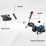 40.2cc 1.4kw 2-Stroke Gasoline Lawn Mower