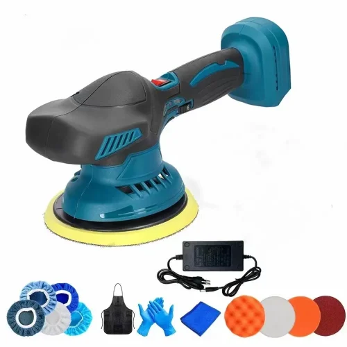 21V Cordless Dual Action Polisher – 150mm, 450W, 6-Speed Adjustable