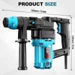 220V Corded Brushed Hammer Rotary Tool