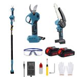 25mm Cordless Pruning Shears 21V with 2m high pole