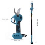 25mm Cordless Pruning Shears 21V with 2m high pole