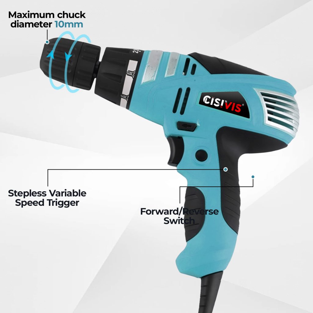 280w 13Nm Electric Corded Drills 0-750r/min