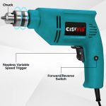 300 W Corded Electric Drill 0-3000 r/min