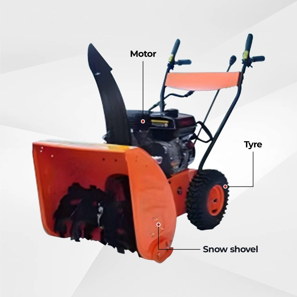 4.8KW 96cc Hand-Start Gasoline Snow Blower