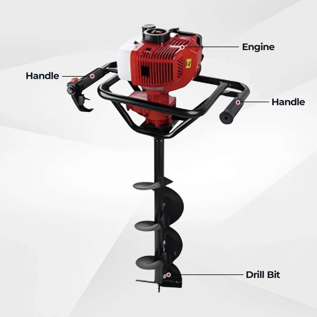 40.5cc 2-Stroke Gasoline Auger
