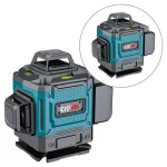 4D Laser Level 16 Lines 3.7–4.2V with Tripod, Two Batteries & Charger