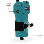 500W Electric Trimmer Woodworking – 6/6.35mm Collet