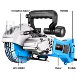 8300W Electric Concrete Cutter – 160mm Wall Groove Cutting Machine