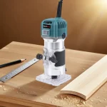 Adjustable Speed 6.35mm Electric Trimmer Woodworking