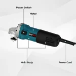 Brushed Corded Angle Grinder 400W 11000rpm