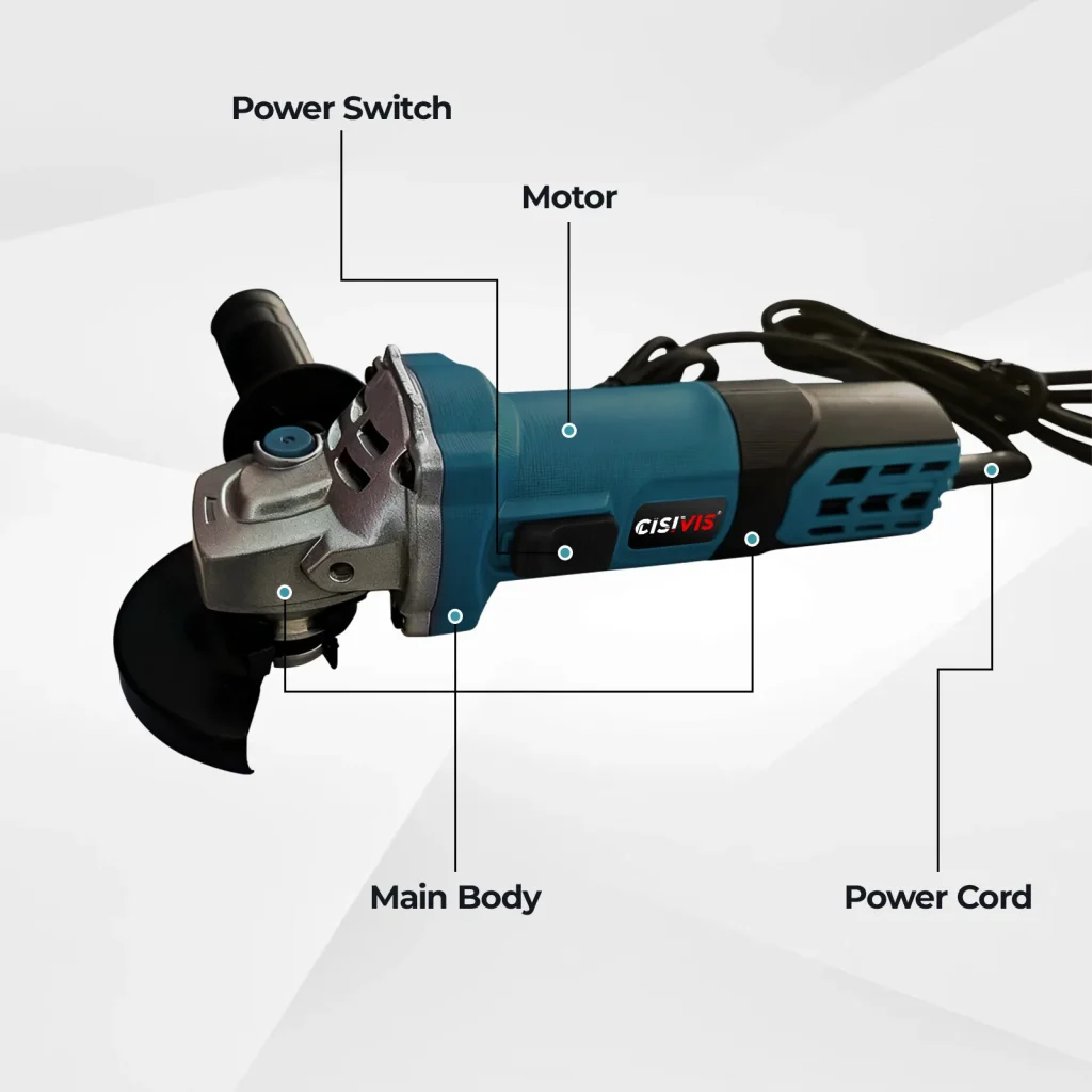 Brushed Corded Angle Grinder 850W 11000r/min