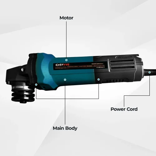 Brushless Corded Angle Grinder 1800w 10000rpm
