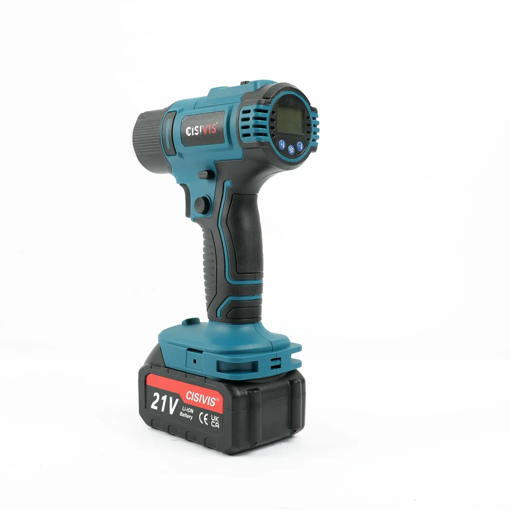 Brushless Cordless Heat Gun 21V, 300W with Digital Display & 4 Nozzles