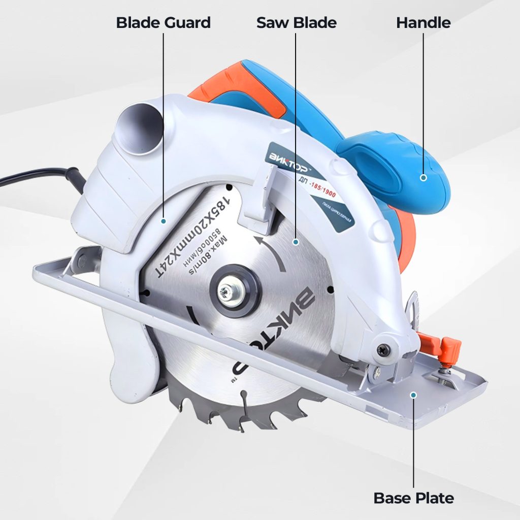 Corded Circular Saw 220V 1900W 3200rpm