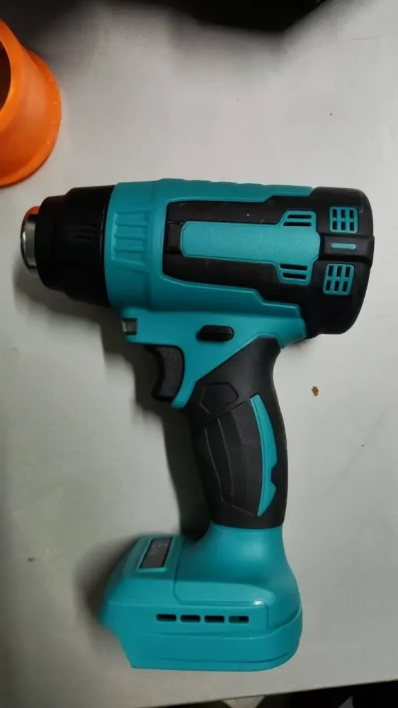 Cordless Heat Gun 21V, Digital Display, 0–500°C, 200 L/min (2 Batteries & Charger)