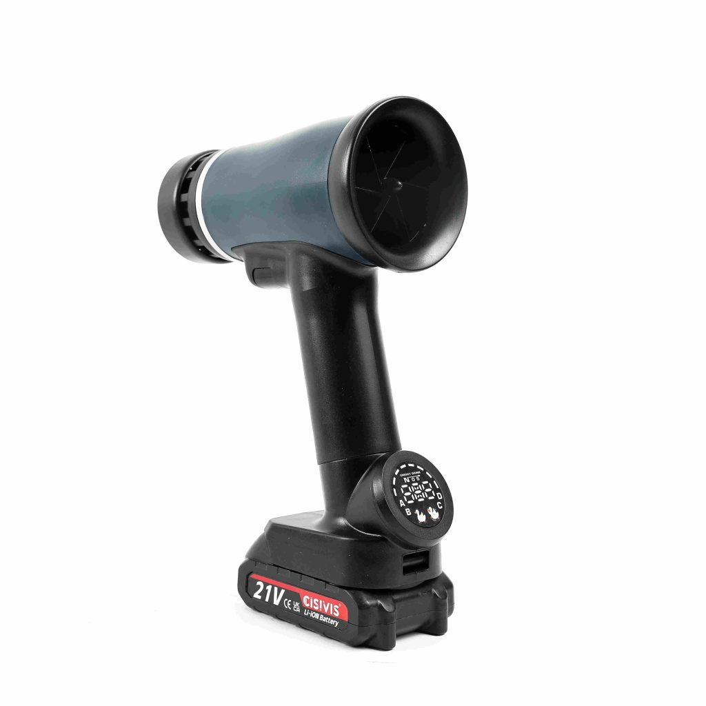 Cordless leaf blower Turbo mode