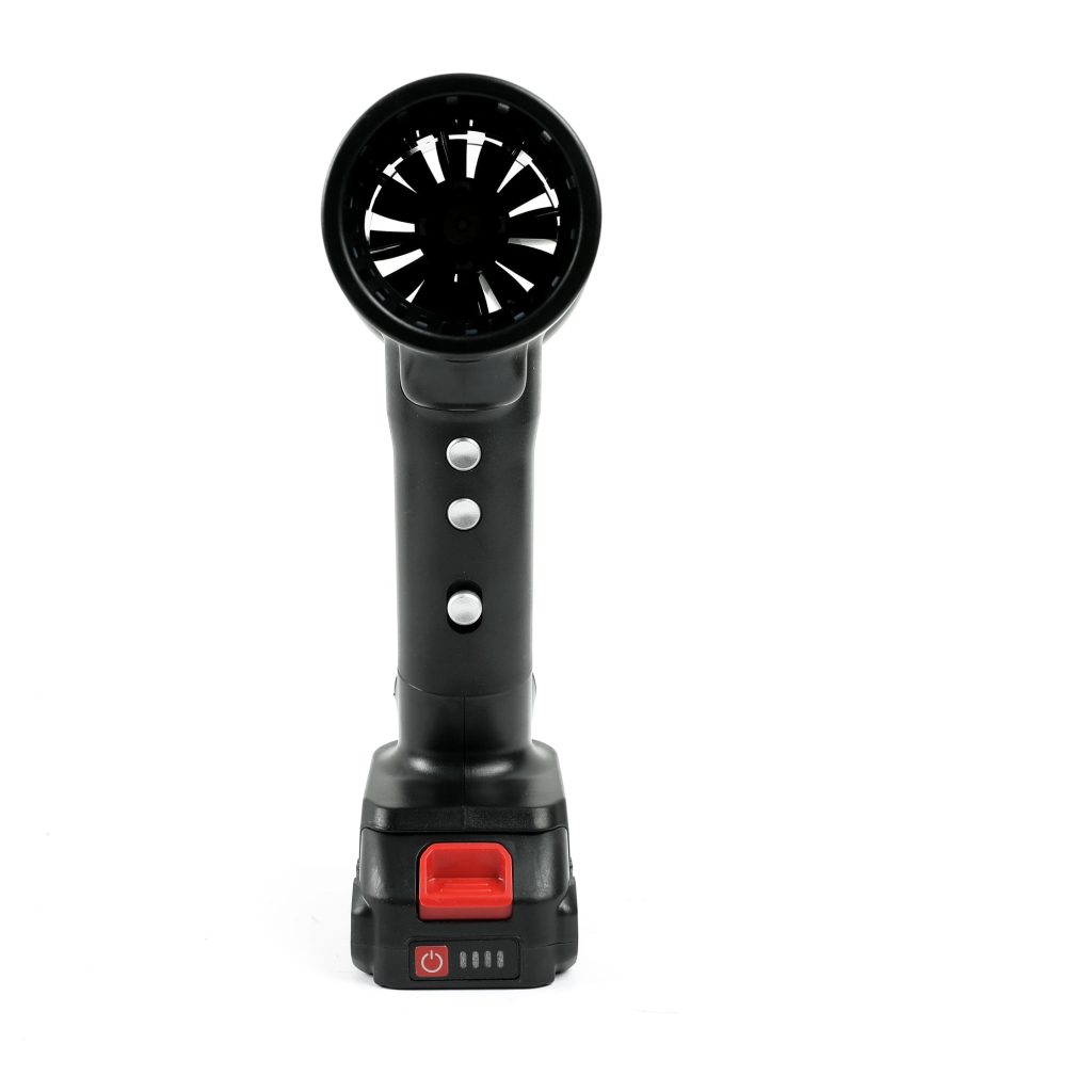 Cordless leaf blower Turbo mode