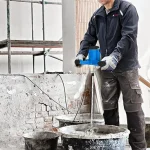Electric Mixer 2400W Adjustable Speed Cement Plaster Mixing Machine