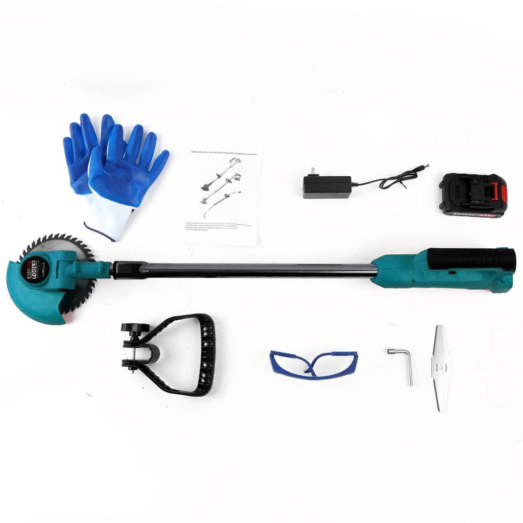 Cordless Grass Trimmer with wheels 21V 9800r