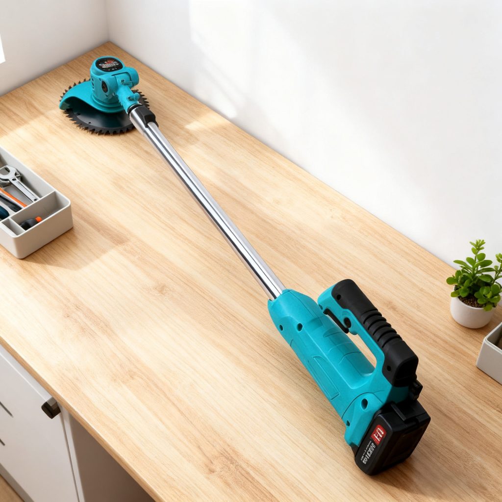 Cordless Grass Trimmer with wheels 21V 9800r